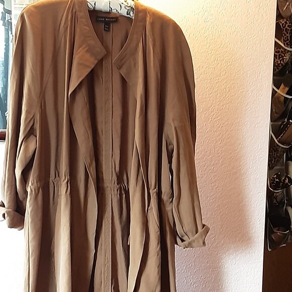 Size 18/20 Lane Bryant tan Duster - Picture 1 of 4